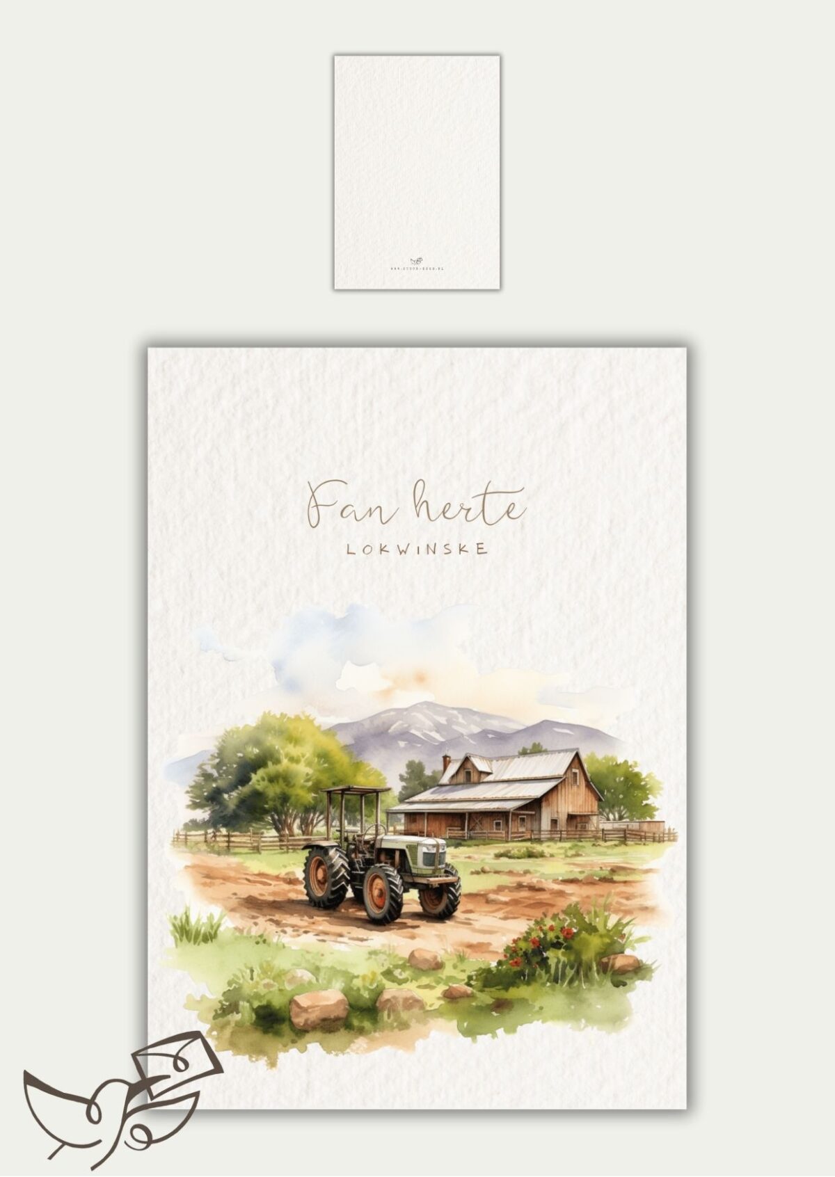 Friese kaart lokwinske boerderij