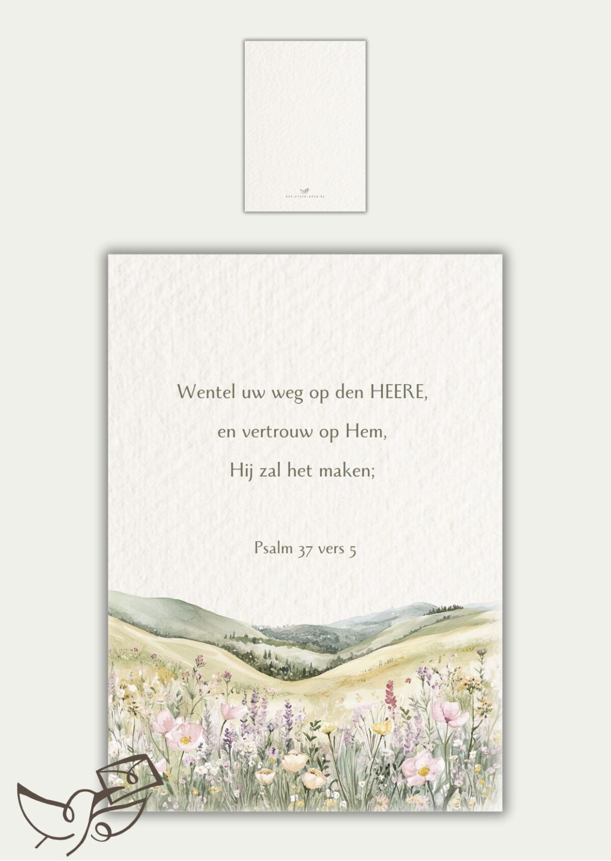 Kaart psalm 37 vers 5