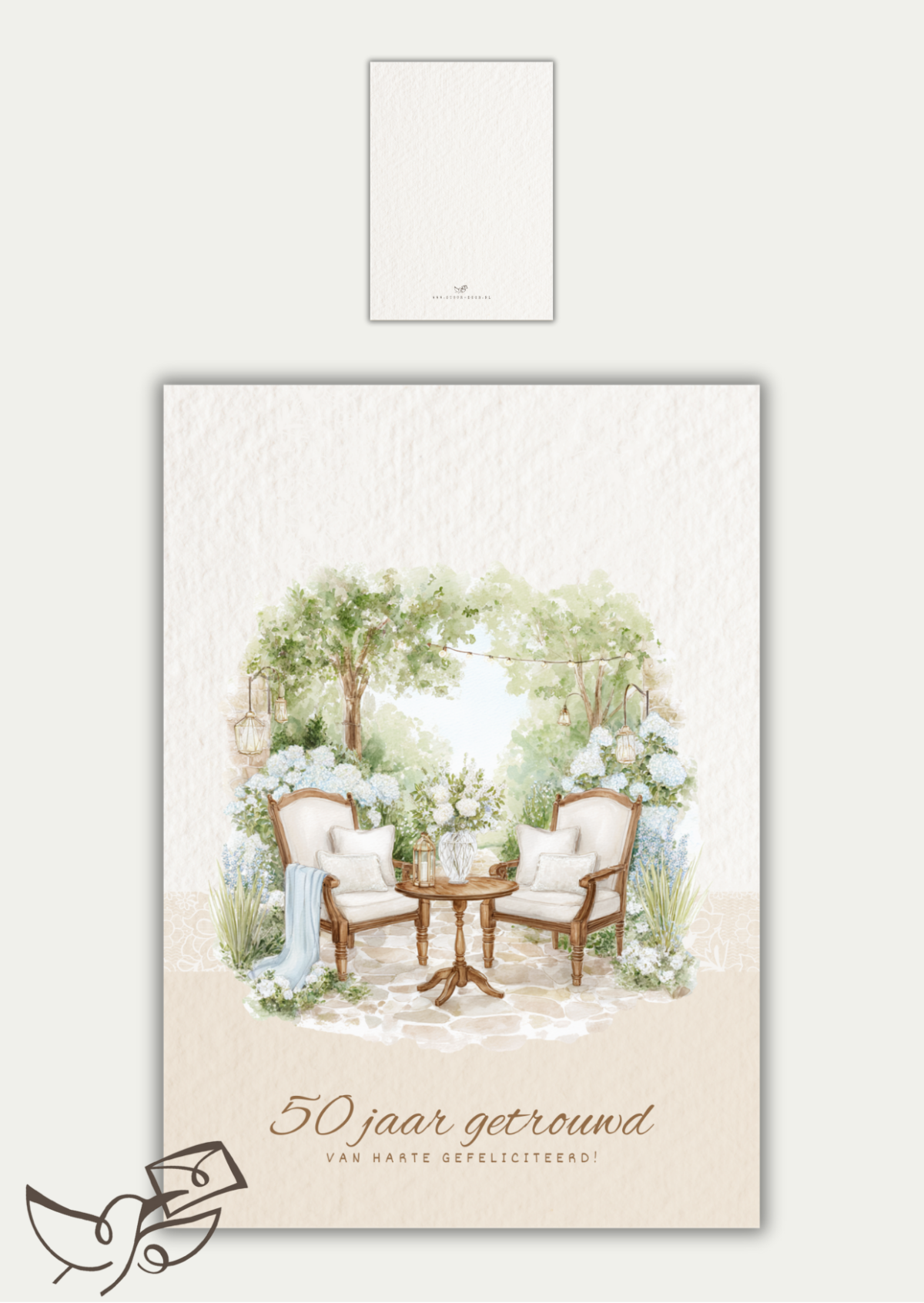 Kaart huwelijksjubileum 50 jaar getrouwd