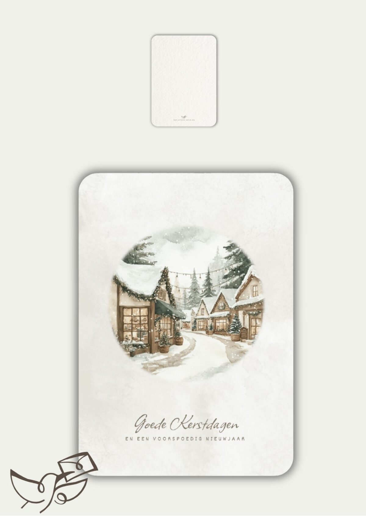 Goede Kerstdagen dorp