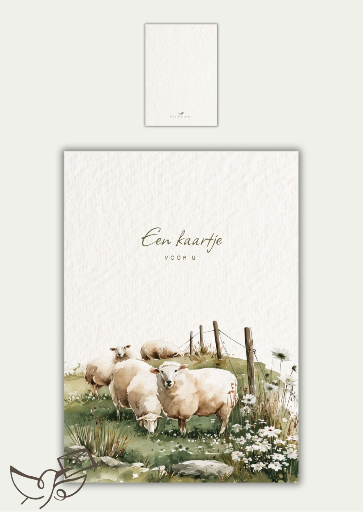Een kaartje voor u schapen